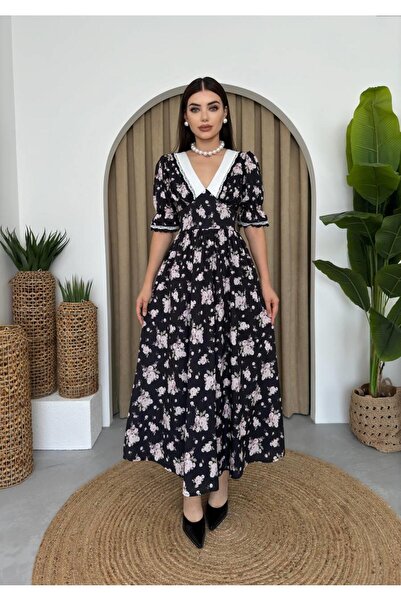 conconmoda Φόρεμα σχεδιαστή με λουλουδάτο σχέδιο Carina