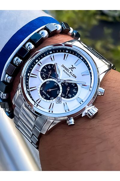 Daniel Klein Original All Functions Active Waterproof Night Vision Men's Wristwatch and Bracelet