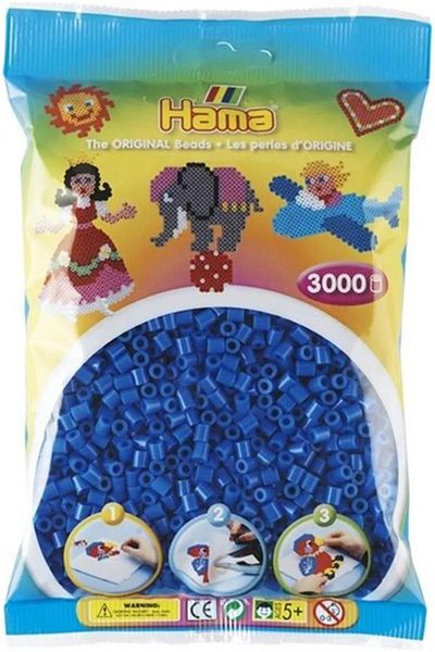 Hama Midi Beads 3,000 - Light Blue
