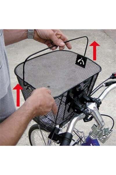 Lampa Bisiklet Ön Gidon Taşınabilir Alışveriş Sepeti 94532