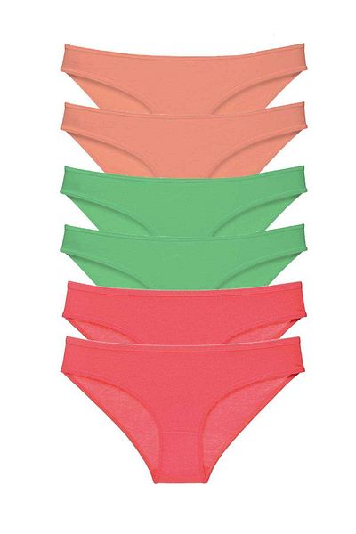 Angoravi 6 Pieces Super Eco Set Lycra Women's Slip Panties 549