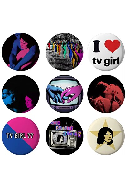 Major Selection 9 Adet Tv Girl Rozeti 44 mm
