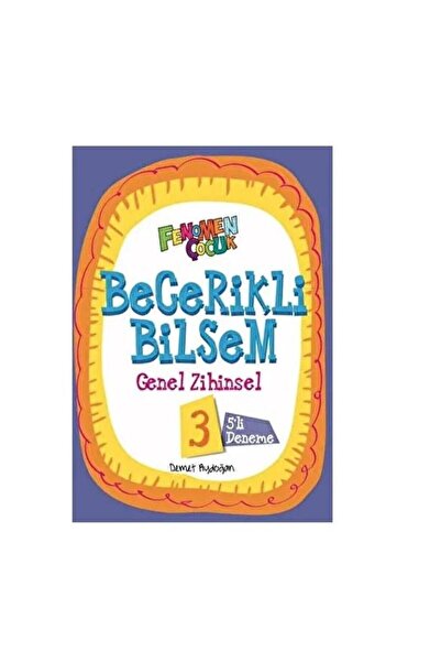 Fenomen Kitap Fenomen Çocuk Becerikli Bilsem 3 Genel Zihinsel