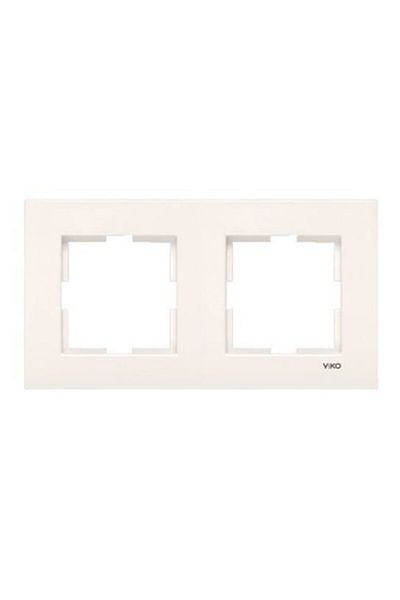 VİKO Vikio Karre Cream Double Frame
