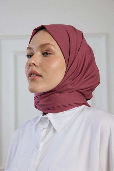 PURESCARFS Dried Rose Pure Cotton Shawl