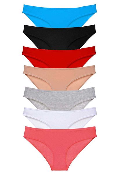AC BOX Set de 7 bucăți Super Eco Set de chiloți pentru femei Lycra 3