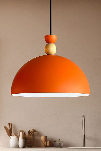 Bamyum Orange Chandelier Single Yimpi Mat - Living Room, Kitchen, Hairdresser, Cafe Lamp Decorative Patisserie
