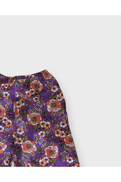 rg kidsstore High Waist Wide Leg Elastic Trousers
