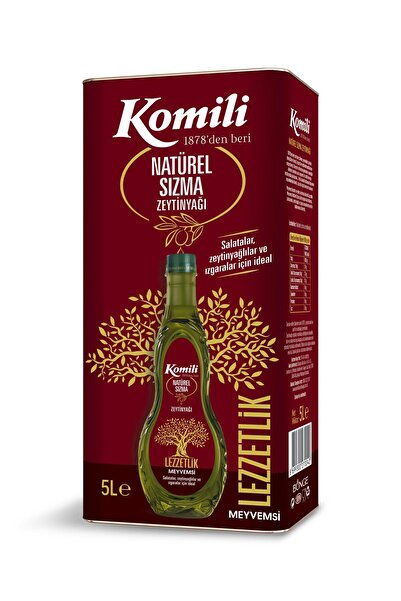 Komili Sızma Meyvemsi Zeytinyağı 5 Lt Teneke