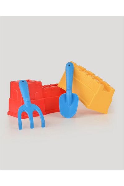 lets be child Lc Red Yellow Castle and Shovel Set