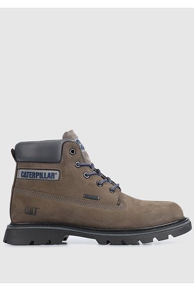 Caterpillar Founder Ανδρικές Γκρι Δερμάτινες Μπότες Cmm1316