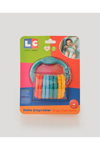 lets be child Lc Blue Ring Baby Rattles