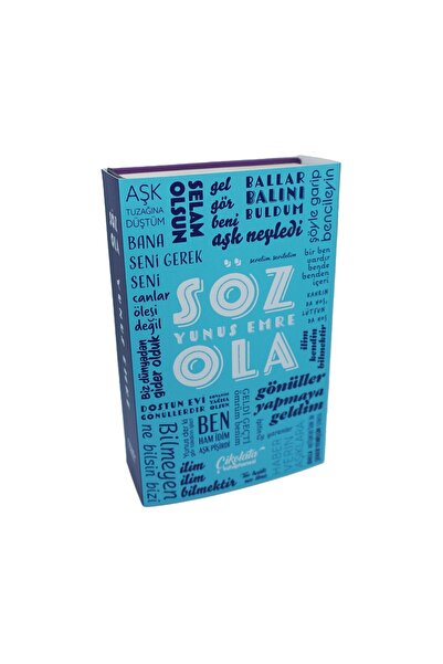 Çikolata Kütüphanesi Ciltli - Yunus Emre Söz Ola Temalı