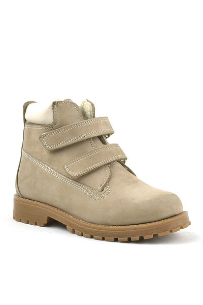 Rakerplus Παιδικές μπότες Neson Γνήσιο Δερμάτινο Mink Velcro