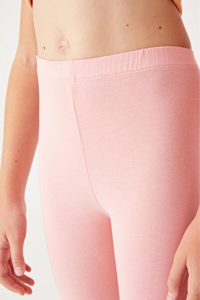 Almila Girl's School Leggings - Cotton Elastane Capri, Below the Knee 2006