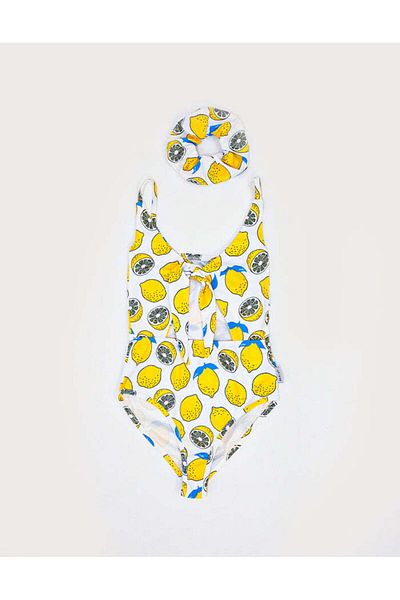rg kidsstore Costum de baie pentru fete tinere cu tricou cu bretele - elegant și confortabil