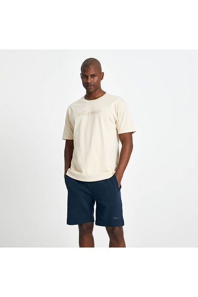Ellesse Em134-μπεζ ανδρικό μπεζ μπλουζάκι