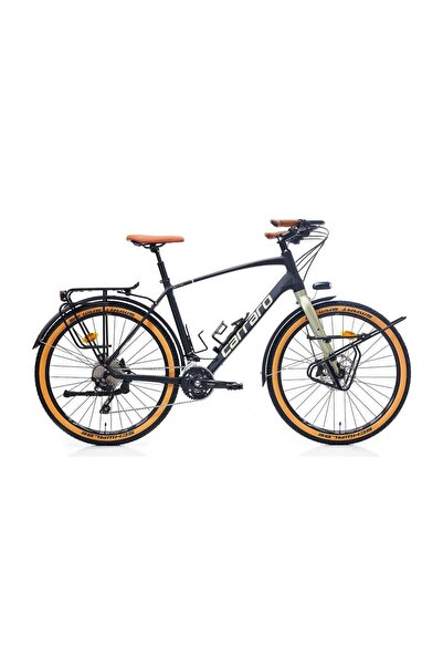 Carraro CR-T TRAIL ERKEK ŞEHİR BİSİKLETİ 520H HD 27.5 JANT 30 VİTES MAT SİYAH YEŞİL KAMUFLAJ