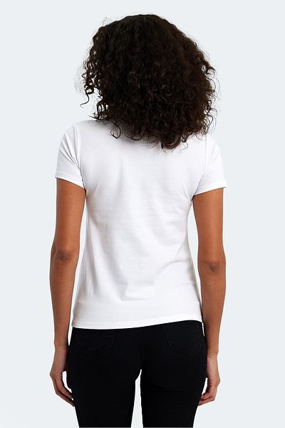 Slazenger Λευκό γυναικείο μπλουζάκι Vıvek
