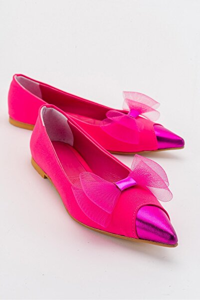 Ccway Balerina de damă cu fundă Fuje