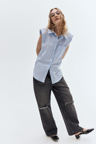 H&M Baggy Low Jeans