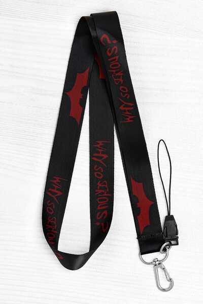 Apptakı Desenli Yaka Kartı Boyun Askı İpi Telefon Askı İpi - ASK0206