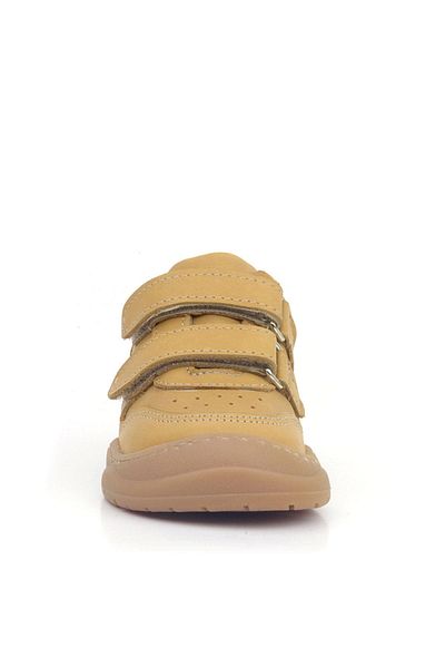 Rakerplus Schaggy Genuine Leather Baby Sneakers - Tan Velcro
