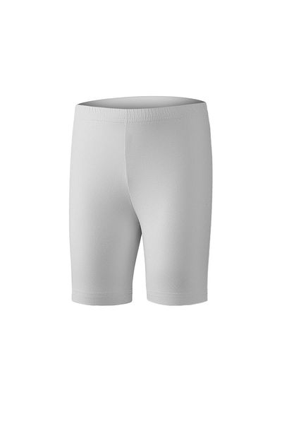 YILDIZ 3602 Colanți scurti peste genunchi pentru fete din Lycra alb