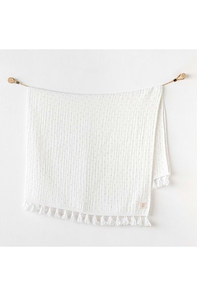andywawa Ac24727 120x90 Wawa Boys Baby Blanket - White