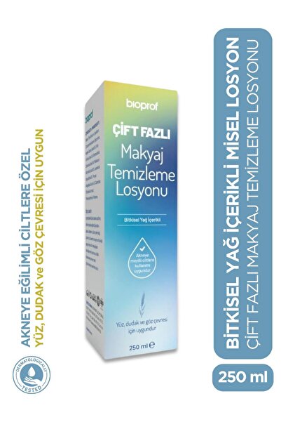 BİOPROF Çift Fazlı Bitkisel Makyaj Temizleme Losyonu Besleyici 7 Bitkisel Yağ...