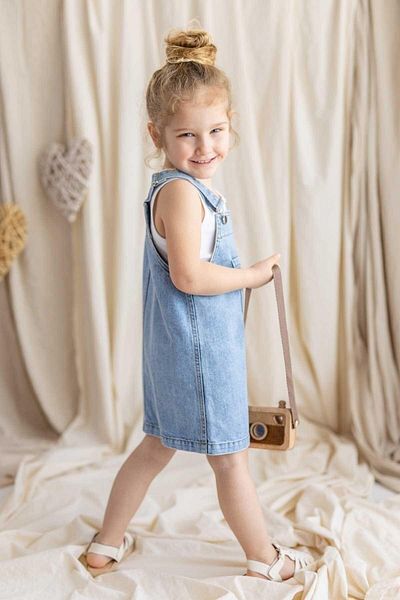 Oliven The Kid Rochie albastră din denim