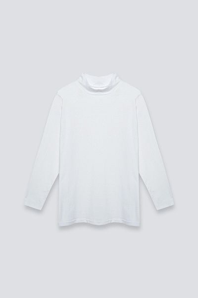 praye Long Sleeve Bodysuit White