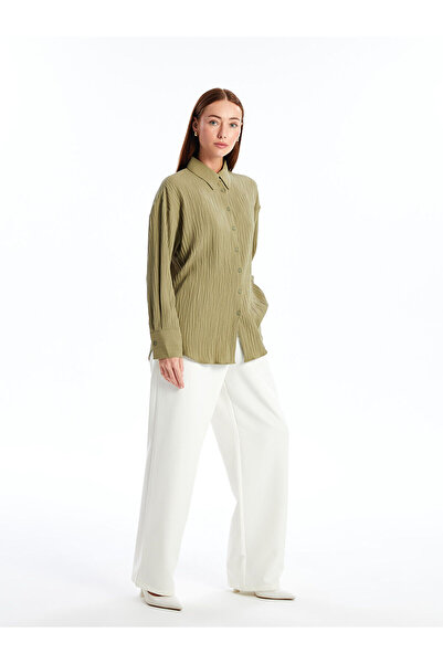 LC Waikiki Lw - Dámská košile s rovným dlouhým rukávem