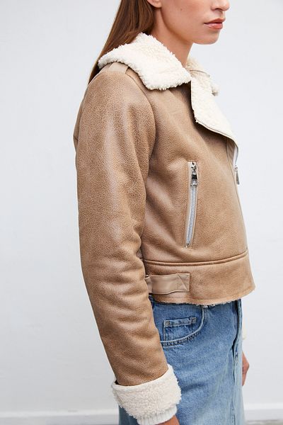 VATKALI Bikerjacke aus Kunstleder