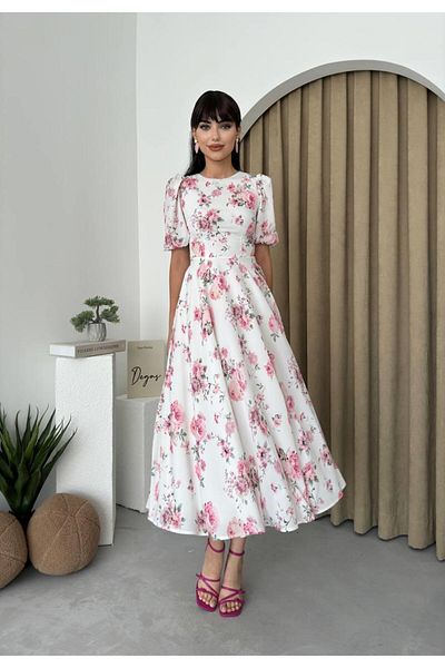 conconmoda Viki Midi Φόρεμα - Floral Pattern