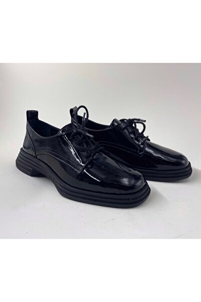 Butik Noble Shoes Hakiki Deri Bağcıklı Kadın Oxford Ayakkabı