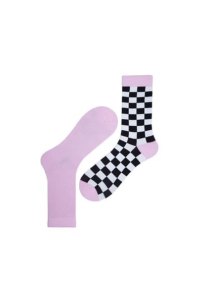 The Socks Company Дамски чорапи с люляков шарен мотив - 23kdcr266k
