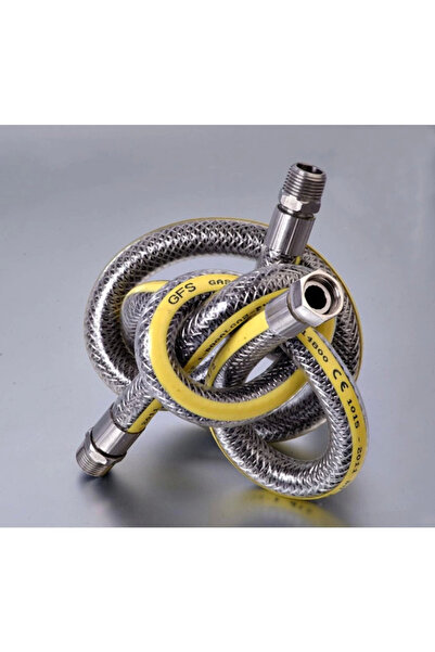 Epilons Stove Oven Natural Gas Connection Flexi Extra Protected Hose 1.50 Meters