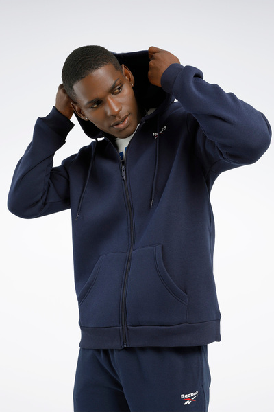 Reebok Hanorac pentru bărbați bleumarin - Left Chest Logo_0