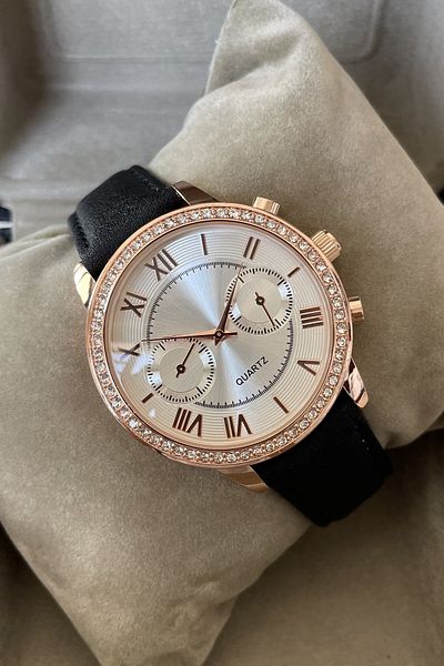 Leerybee Nla-011 Model Leather Quartz Women Wrist Watch