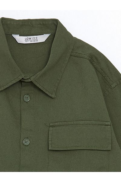 LC Waikiki LCW Basic μακρυμάνικο πουκάμισο για αγόρι