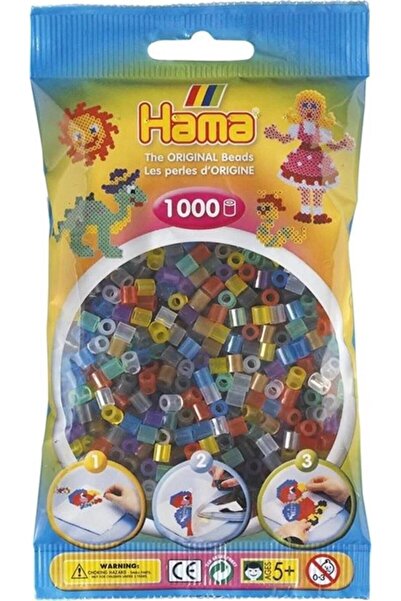 Hama Midi Beads 1.000 - Transparent Colors