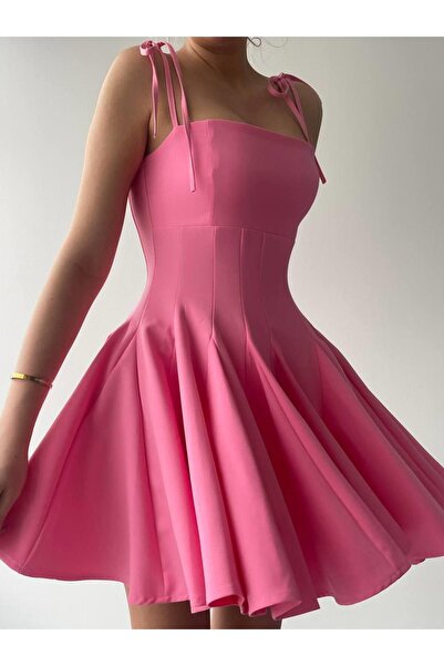 conconmoda Violet Kiloş Mini Elbise