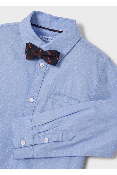 MAYORAL Σετ πουκάμισο με μακρυμάνικο παπιγιόν για αγόρι 4184