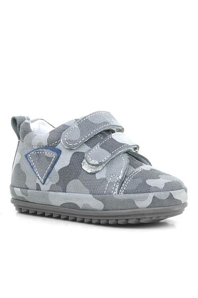 Rakerplus Scrat Genuine Leather Gray First Step Shoes