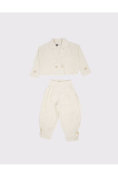 rg kidsstore Children's Linen Jacket and Pants Set