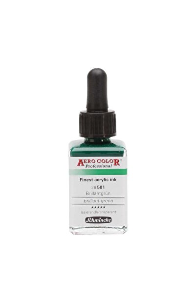 Genel Markalar Aero Color Akrilik Mürekkep 28 ml. 501 Brilliant Green
