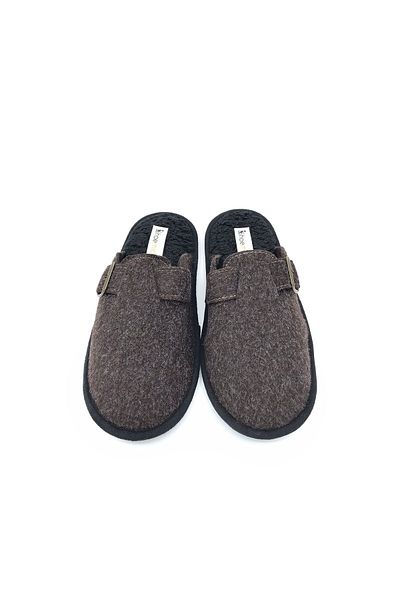 shoemio Мъжки домашни чехли Rodin Brown