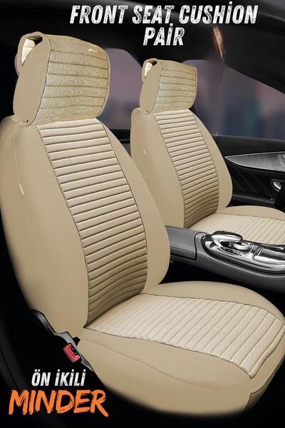 TROBUS وسادة مقعد أمامية مزدوجة من Elegance Comfort Pique مفتاح الراحة الداخل...