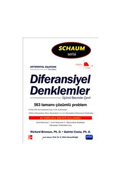 Nobel Akademik Yayıncılık Diferansiyel Denklemler Schaums